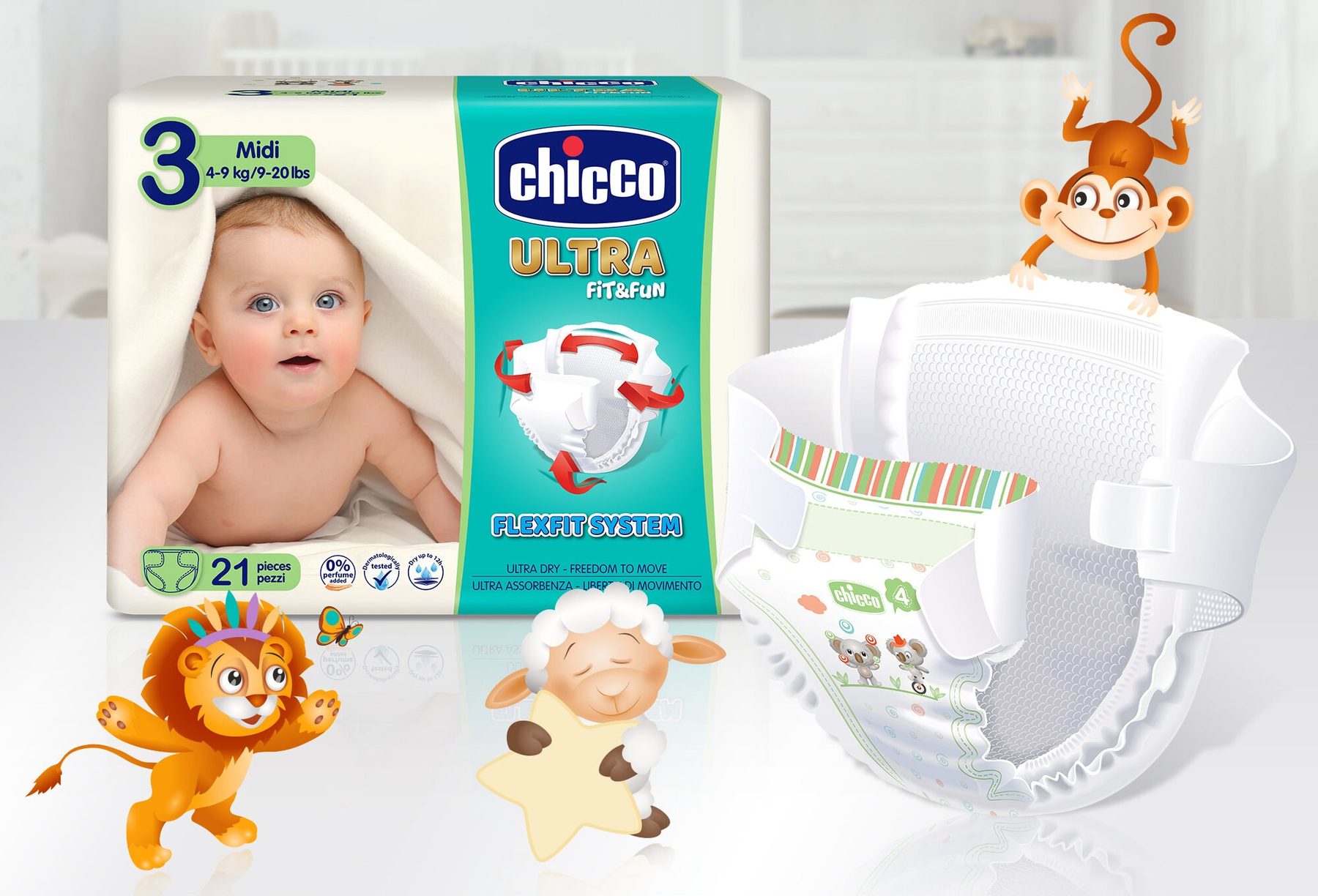 Opakowanie pieluszek Chicco Ultra