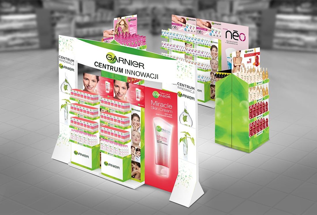 Projekt opakowania: Garnier — centrum innowacji