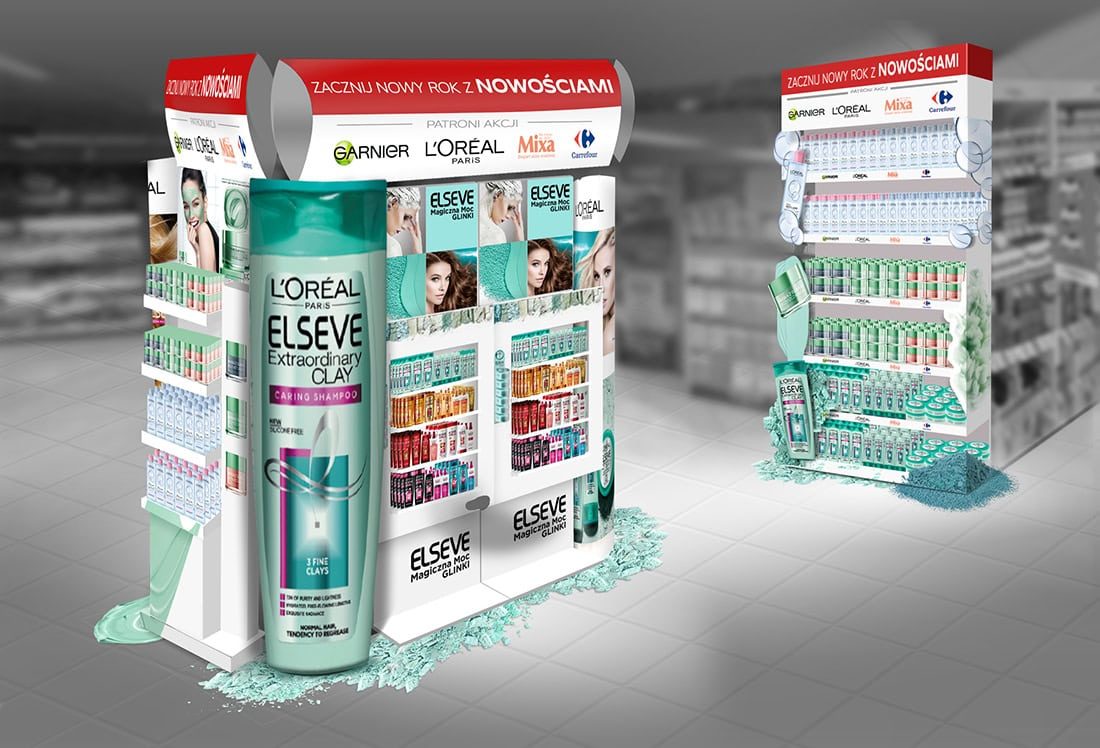 Projekt opakowania: L’Oréal — strefa nowości