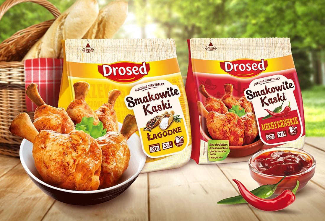 Projekt opakowania: Drosed Smakowite Kąski