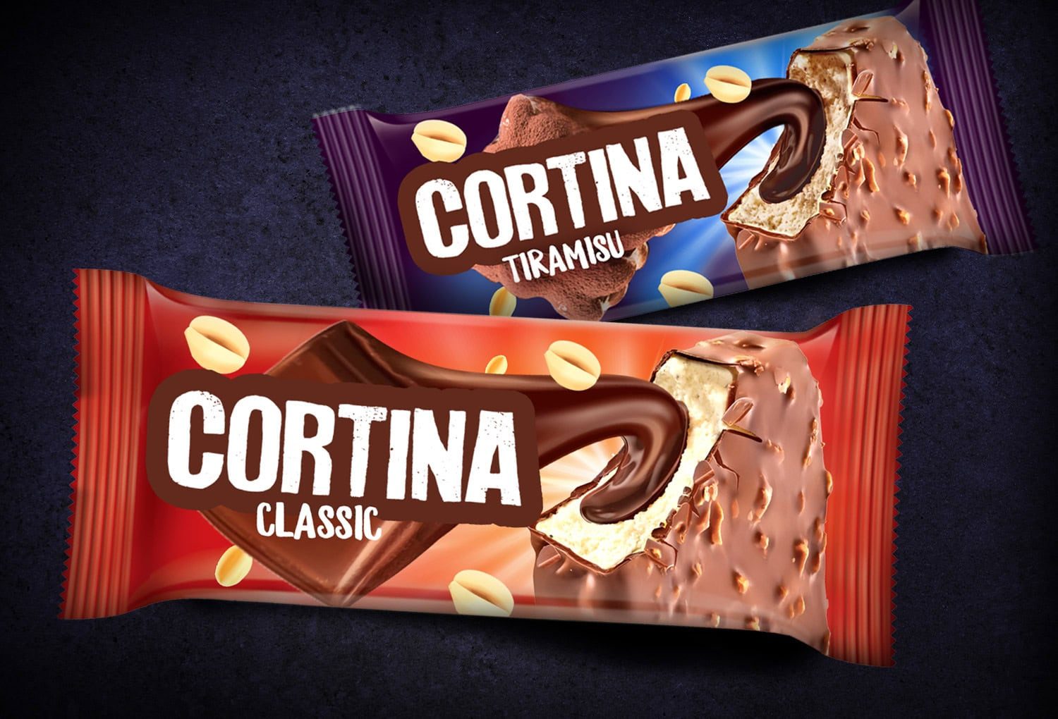 Projekt opakowania: Cortina — lody