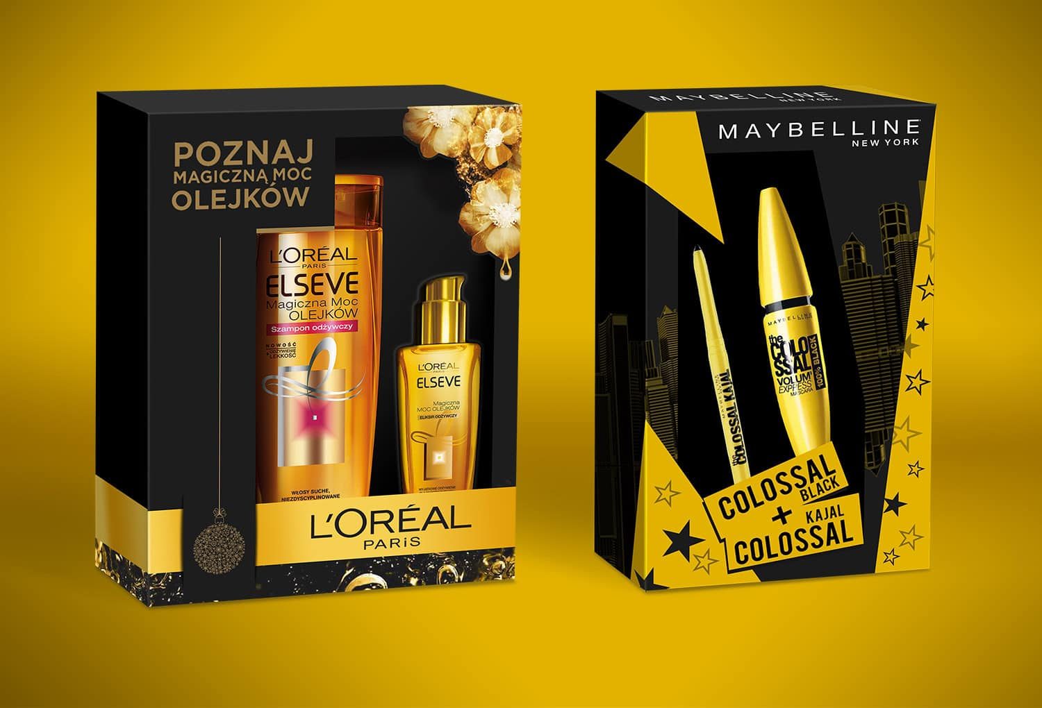 Zestawy prezentowe L’Oréal Elseve i Maybelline