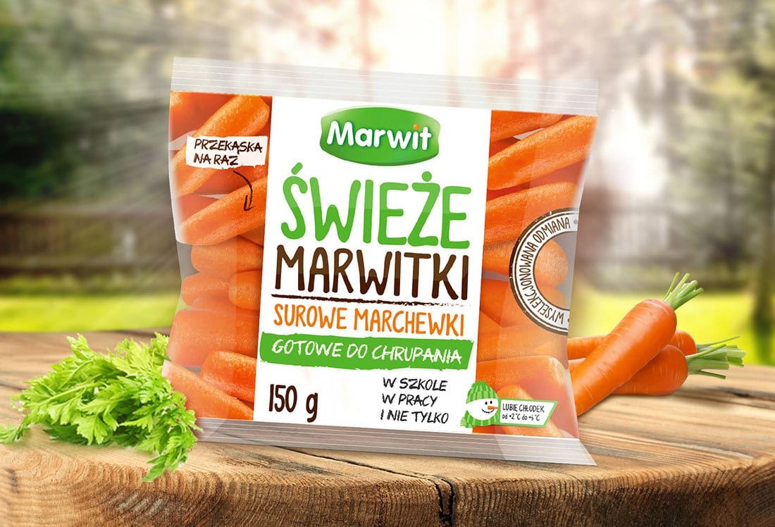 Projekt opakowania: Marwit — Świeże Marwitki