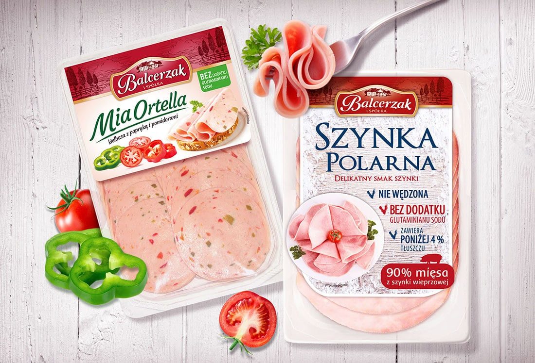 Projekt opakowania: Balcerzak — wędliny